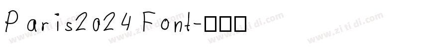 Paris2024 Font字体转换